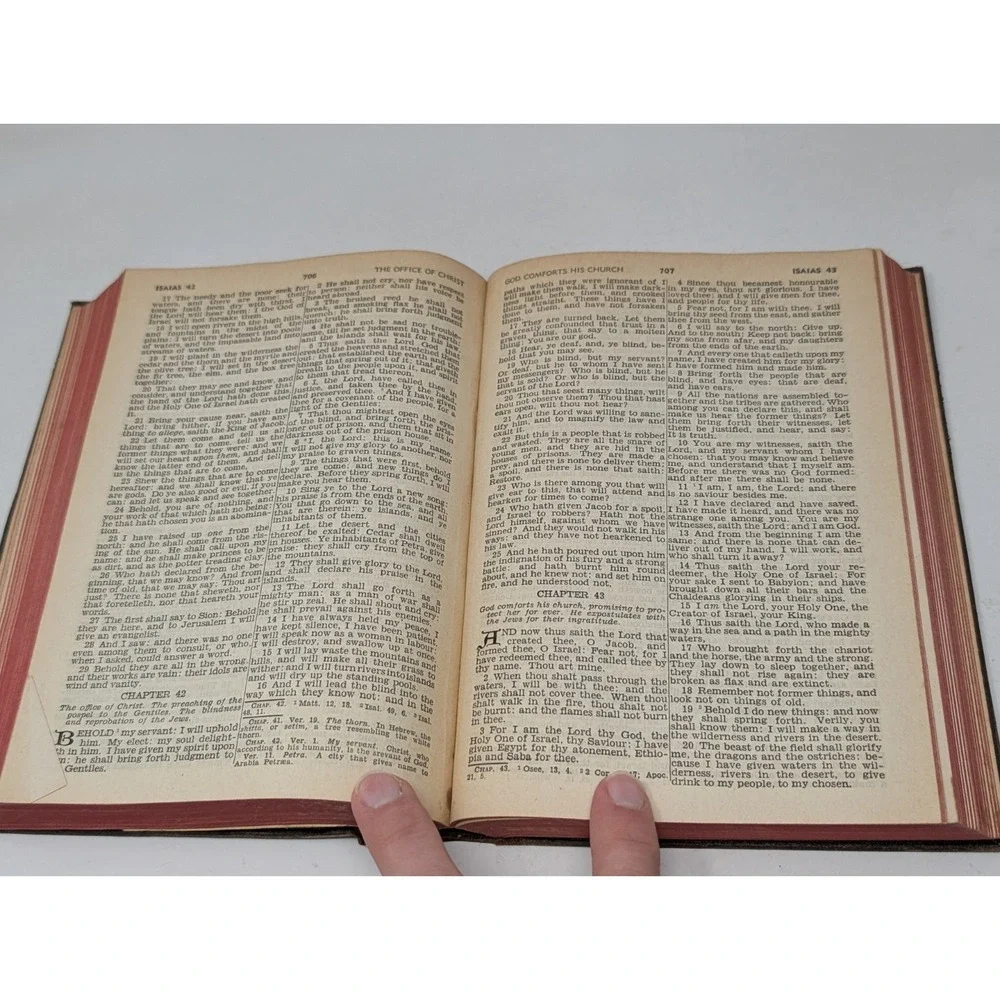 The Holy‎ Bible The Douay Bible House 1941 Hardcover Pope Leo XIII VTG 1940s 40s